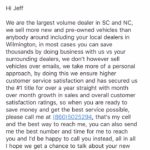 A long email from Honda